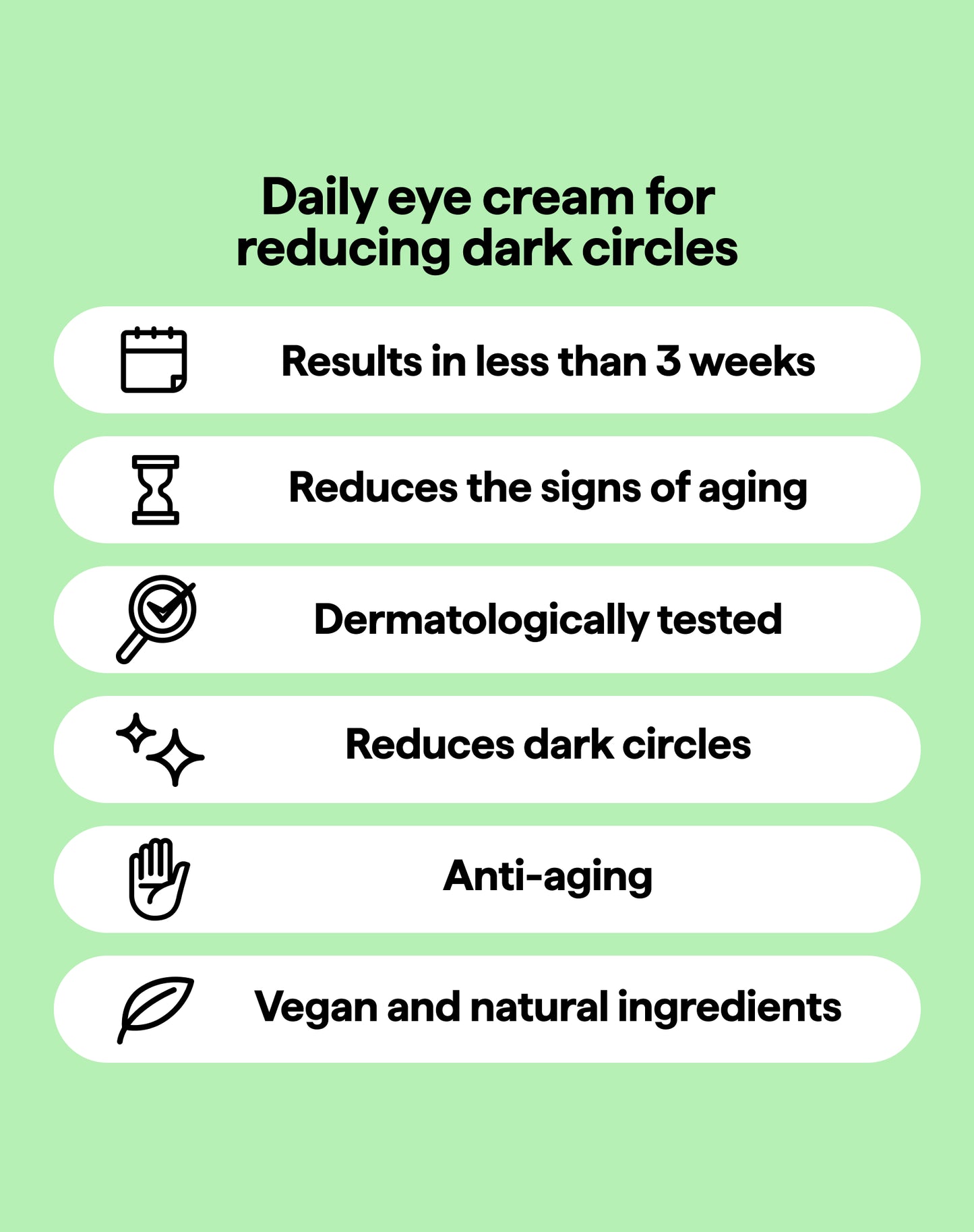 Crema antifatiga para ojos